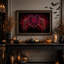 Toile rouge d'Halloween-189166044