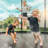 JumpFlex HERO 12' Trampoline for Kids Outdoor Play Equipment with Net and Ladder