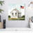 Lilie Hoisted American Flag-109383104