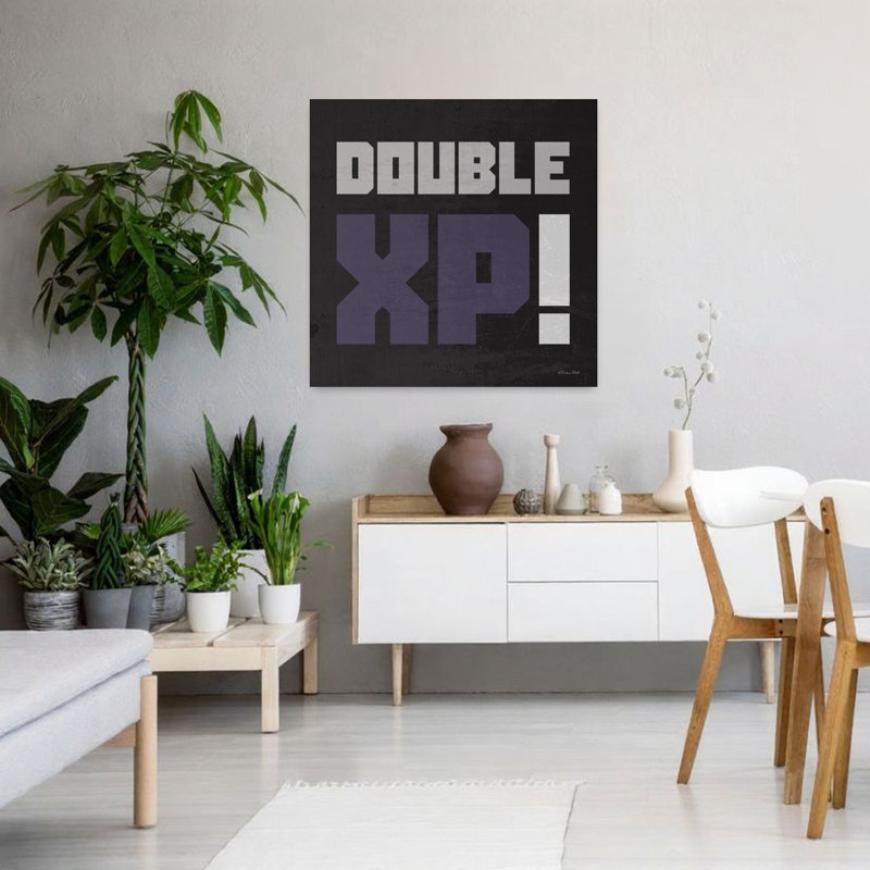 Double Xp, art contemporain abstrait, H 36 po x l 36 po