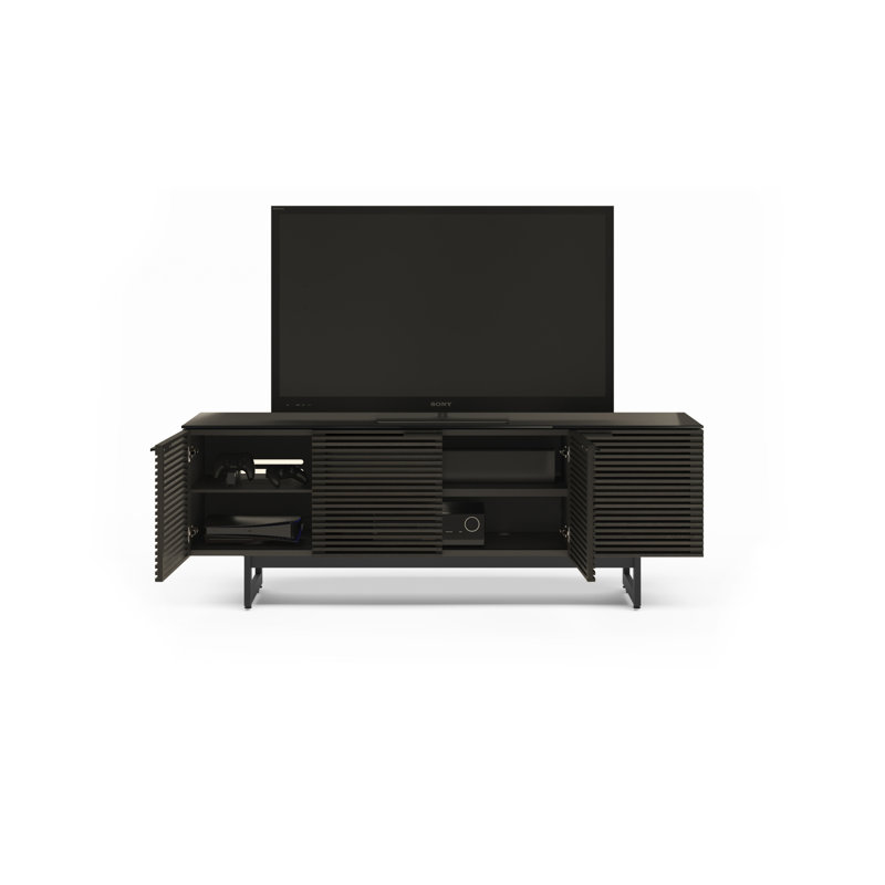 Corridor Media Console, Charcoal Stained Ash