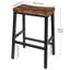Tabouret de comptoir court 22,6 po Sayaan