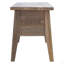 Banc de rangement en bois massif