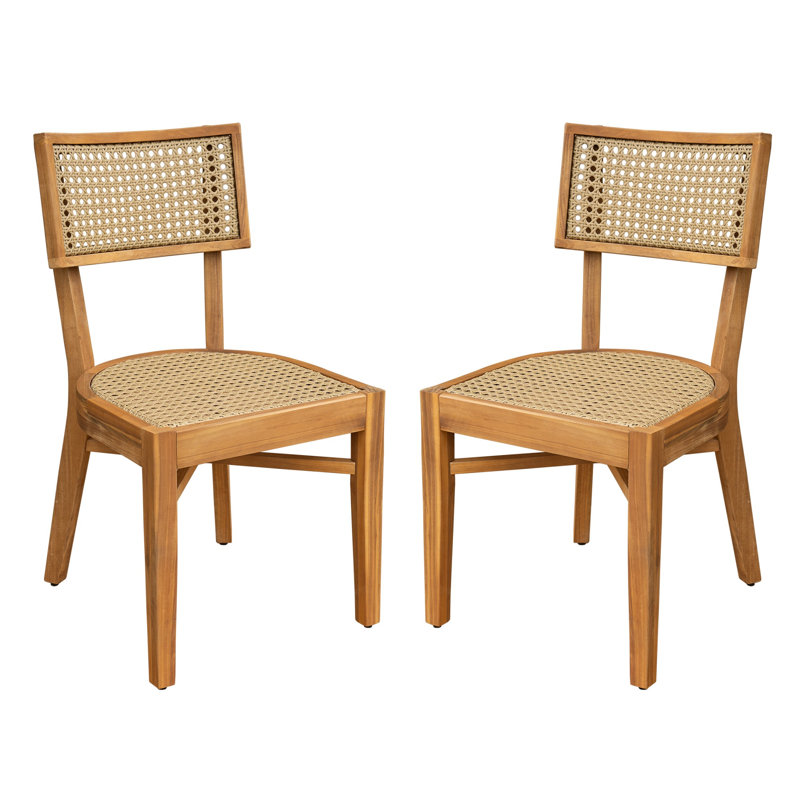 Chaise de patio d'extérieur avec osier