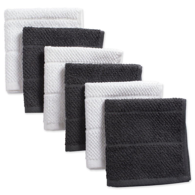 Gothe Waffle Dish Cloth Kitchen Towel, Mineral