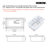  MorningGlow 33 in. Undermount/Drop-In Single Bowl White Fireclay Workstation Kitchen Sink with Accessories