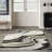 Abstract Handmade Hand Tufted Viscose Area Rug in Beige/Black/Gray-87183816