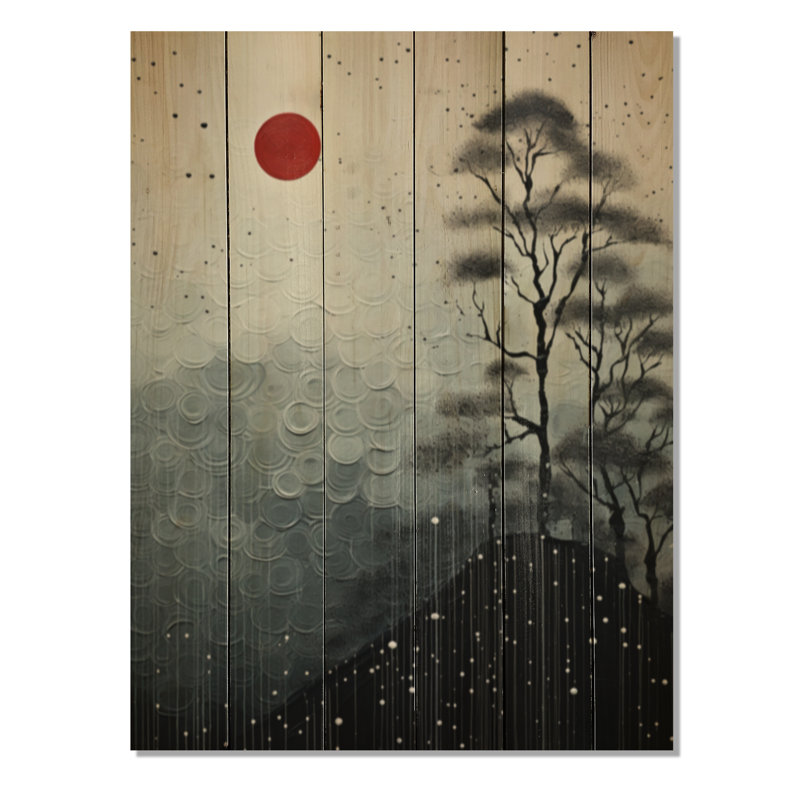 " Japon Art Serene Zen Minimalism III ", 40" H x 30" W x 0.78" D