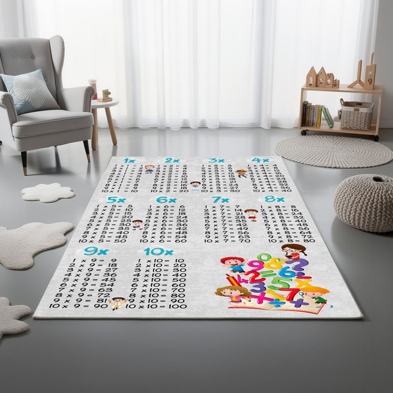 Luxurious Woven Carpet, 2.6 x 4.0 ft | 100% Polyester, 650 g/m², 8 mm Pile Height | Antibacterial, Non-Slip Underside | Machine Washable & Easy Care | Perfect for Home Decor, Living Room & Bedroom