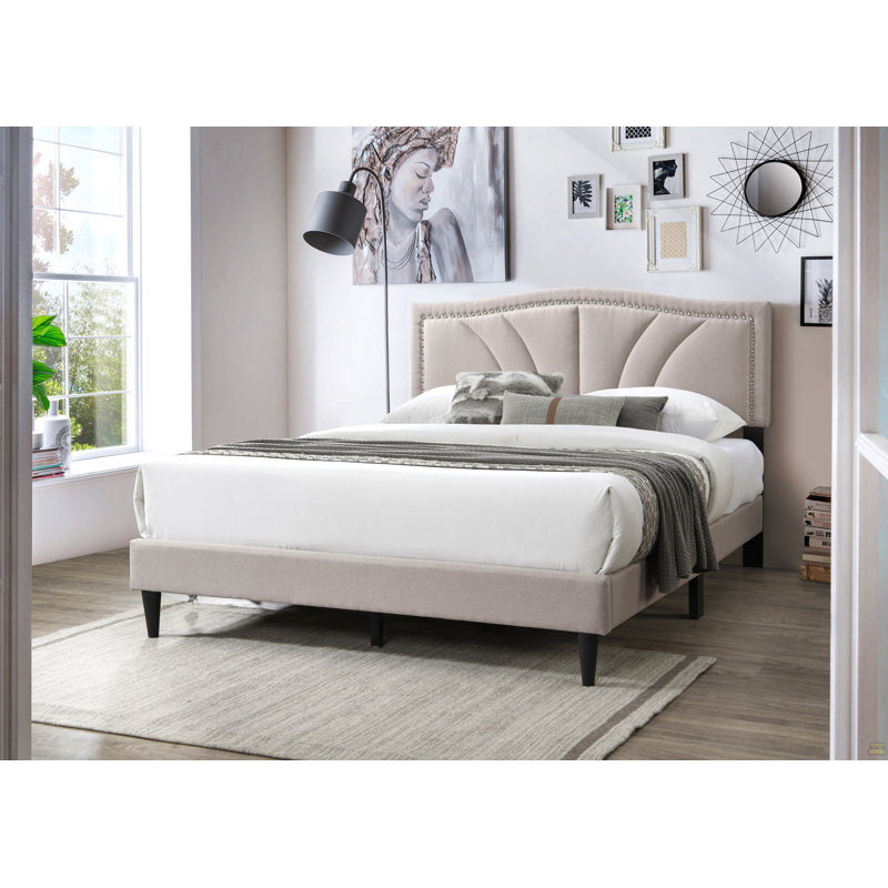 Cadre de lit tête de lit 1pc, Marron clair, Grand lit
