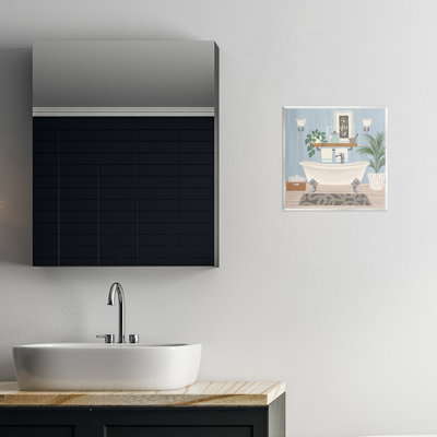 Unwind and Refresh Bathtub Wall Plaque, design by Cat Thurman Designs