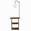 Lampe sur pied en bois naturel