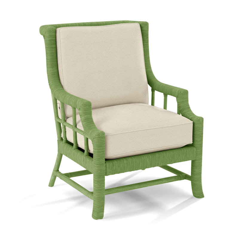 Fauteuil Lafayette, Ivoire Crypton Performance; 0886-91, Noisette