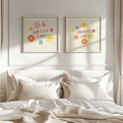 Ensemble de 2 impressions Petal Power Party