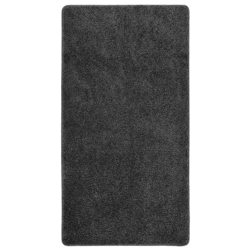 Adelay Solid Colour Shag Area Rug, Rectangle 80 x 150cm