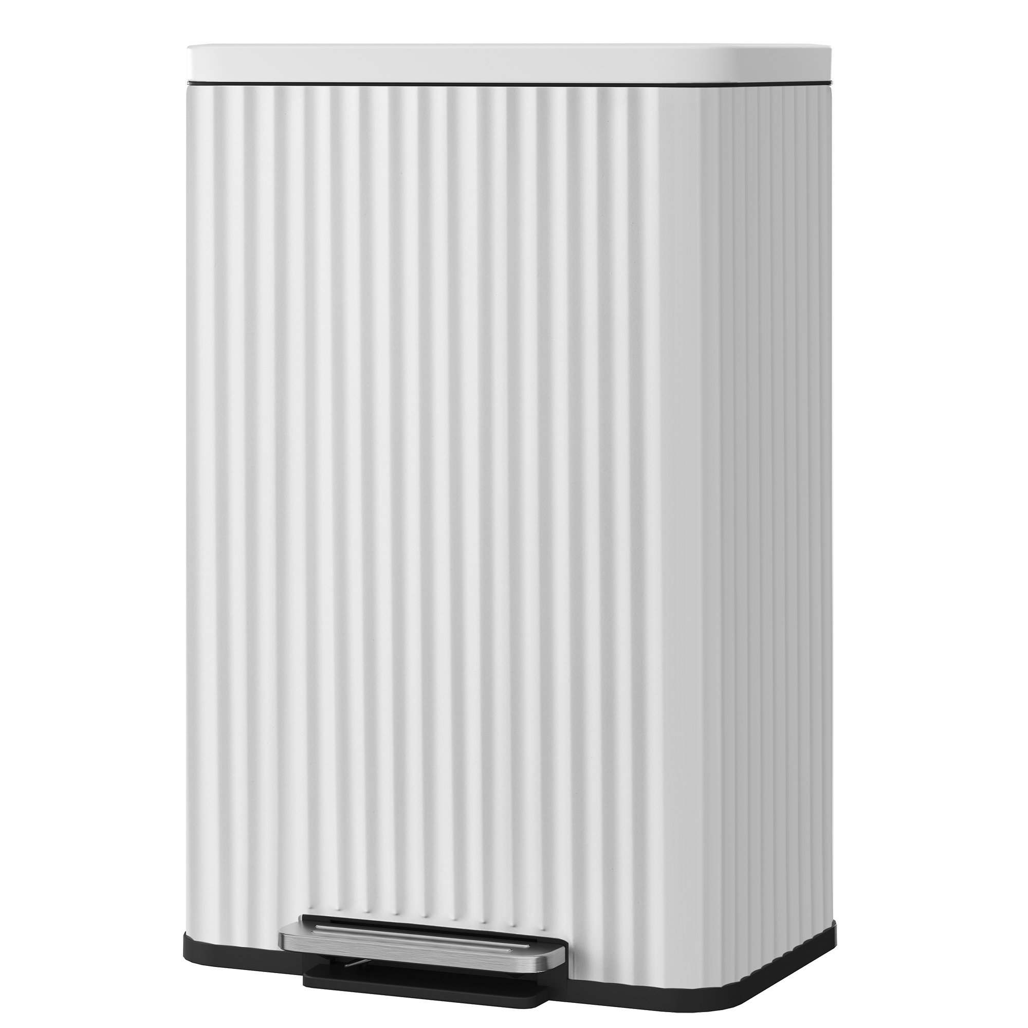 13 Gallon Trash Can, Garbage Can For Kitchen, With Lid | Wayfair