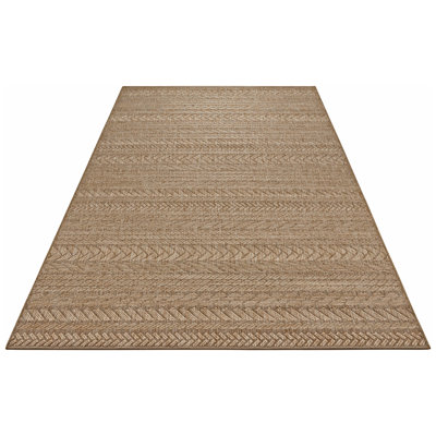 Forest Granado Flatweave Brown Rug