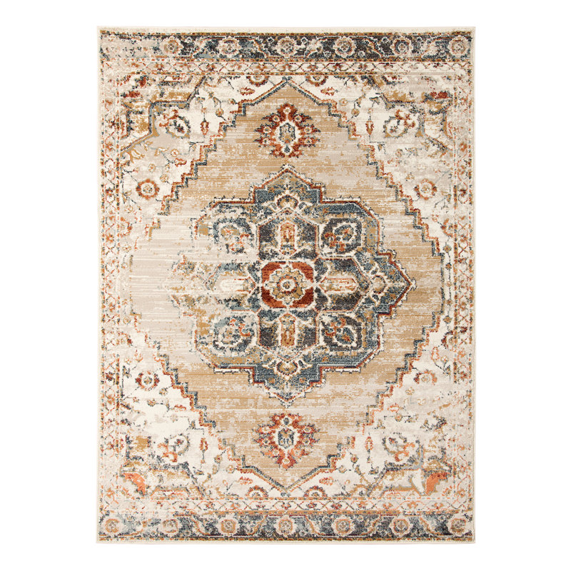 Tapis traditionnel Hanna, Rectangle 8 pi 9 po x 11 pi 9 po