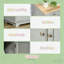 Armoire de rangement sur pieds multi-scène