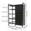 Armoire de rangement à 4 niveaux avec roulettes