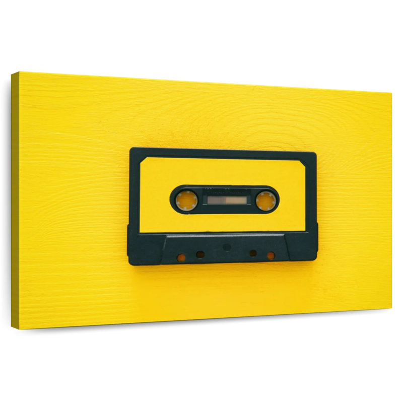 Cassette jaune Abarca, H 30 po x l 45 po