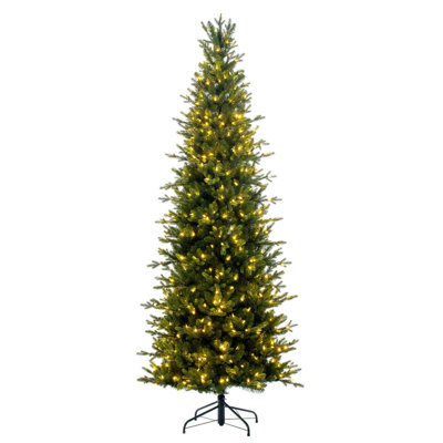 Vickerman Wistler Spruce Artificial Christmas Tree 7.5' H Lighted Artificial Spruce Christmas Tree