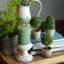 Ensemble de 3 topiaires de buis artificiel en pot