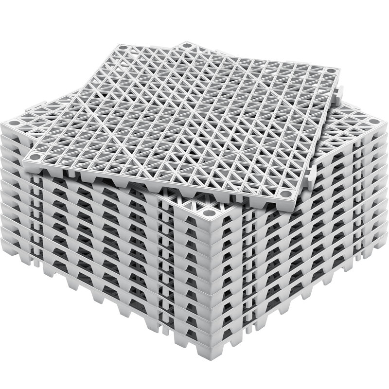 Carreaux de terrasse extérieurs 12 po x 12 po, Gris