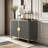 Modern fashion elliptical sintered stone sideboard-255616839