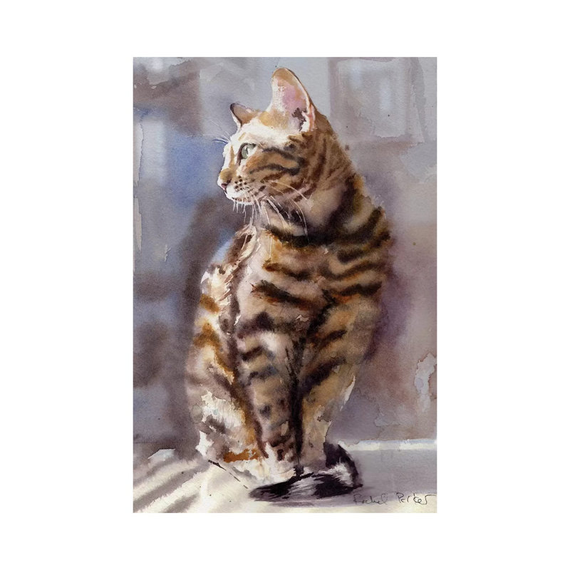 Bengal Light by Rachel Parker - Painting on Canvas, Wrapped Canvas, 101.6 cm H x 66.04 cm W x 1.91 cm D