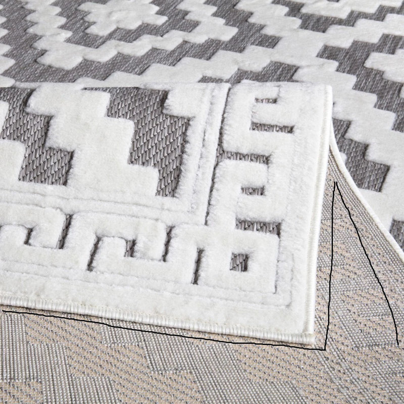 Geometric Area Rug, Rectangle 160 x 230 cm