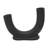 Tiarrah Vases Stoneware Ceramic Sculptural Arch Tube Form Modern Single Decorative Accent Vase Contemporary Curved Ceramic Stoneware Vessel for Floral Display Abstract U-Shape Statement Vase Decor-613785285