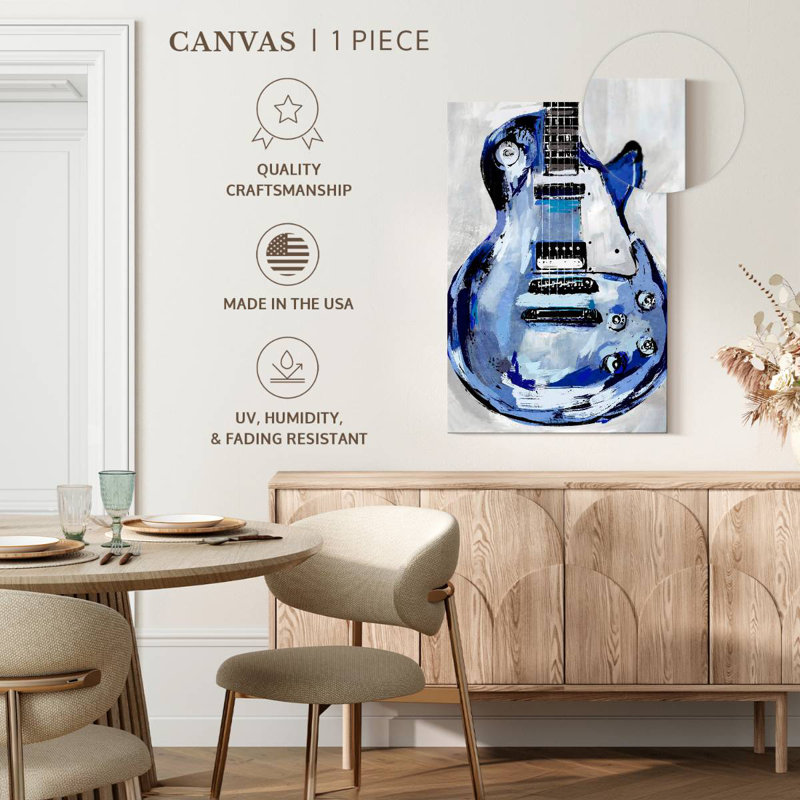 Abarca Electric Blues I, H 39 po x l 26 po