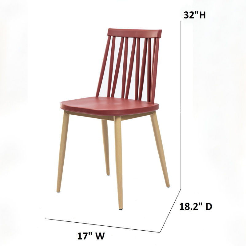 Chaise d'appoint Windsor, Rouge