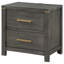 Table de chevet 2 tiroirs Herndon