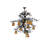 12 - Light Dimmable Tiered Chandelier