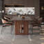 Simple Modern Rectangular Rock Slab Dining Table-107506843