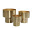 Ensemble de cache-pots en métal 3 pièces Esley
