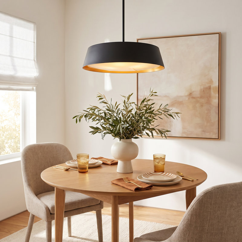 Adriatic 5 - Light Dome Pendant, Midnight Black