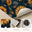 Tapis de cuisine tournesol antidérapant lavable