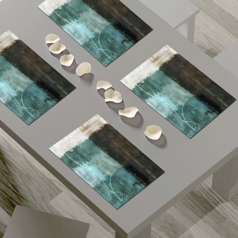 Napperon abstrait en polyester