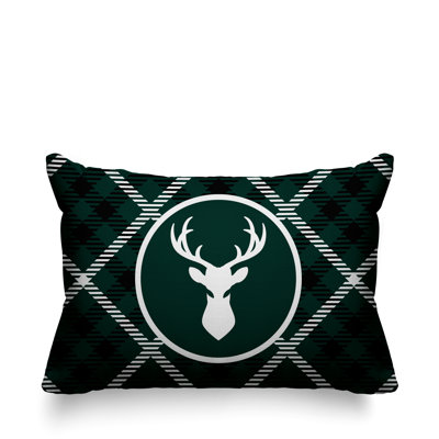 Coussin décoratif intérieur / extérieur Tartan Reindeer