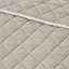 Lit de jour en coton kaki 6 pièces - attrayant, matelas simple ajusté, losange, rembourrage, housse lavable à la machine 6 tentant, compatible, courtepointe, rembourrage,