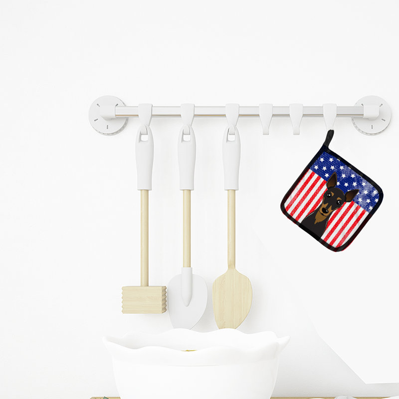Cuisinier poignée pour les trésors et le pin de caroline min American Flag