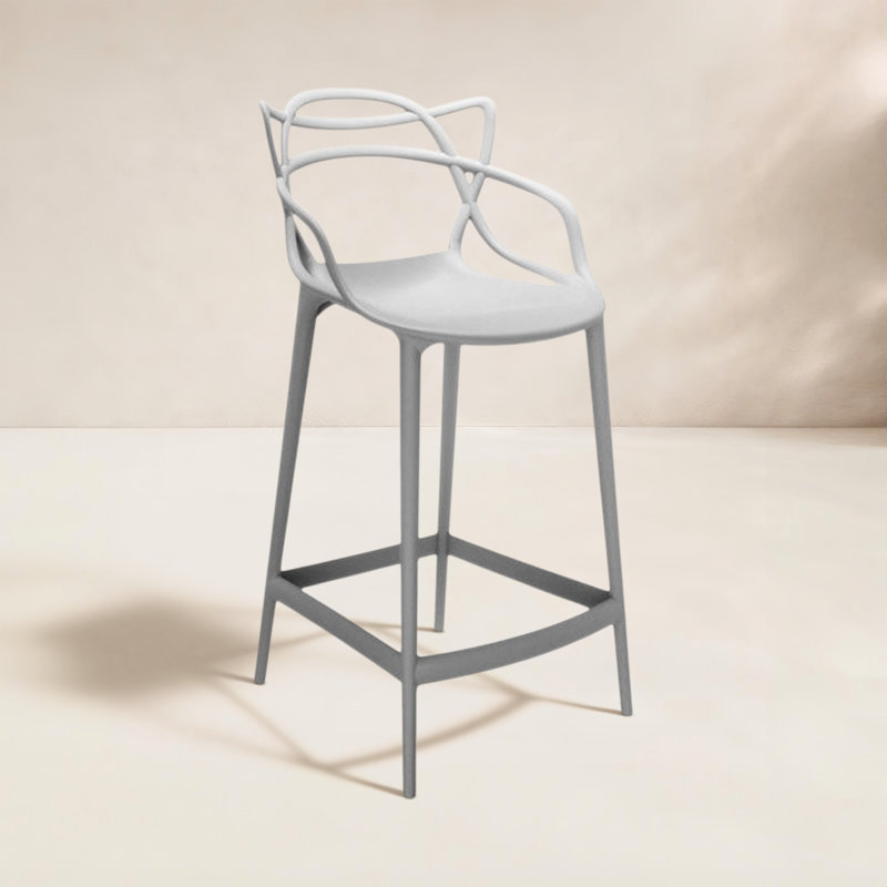 Masters Outdoor Bar Stool, Counter, Gray