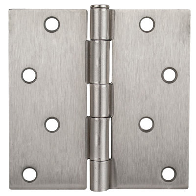 4 in. x 4 in. Plain Bearing Steel Hinge