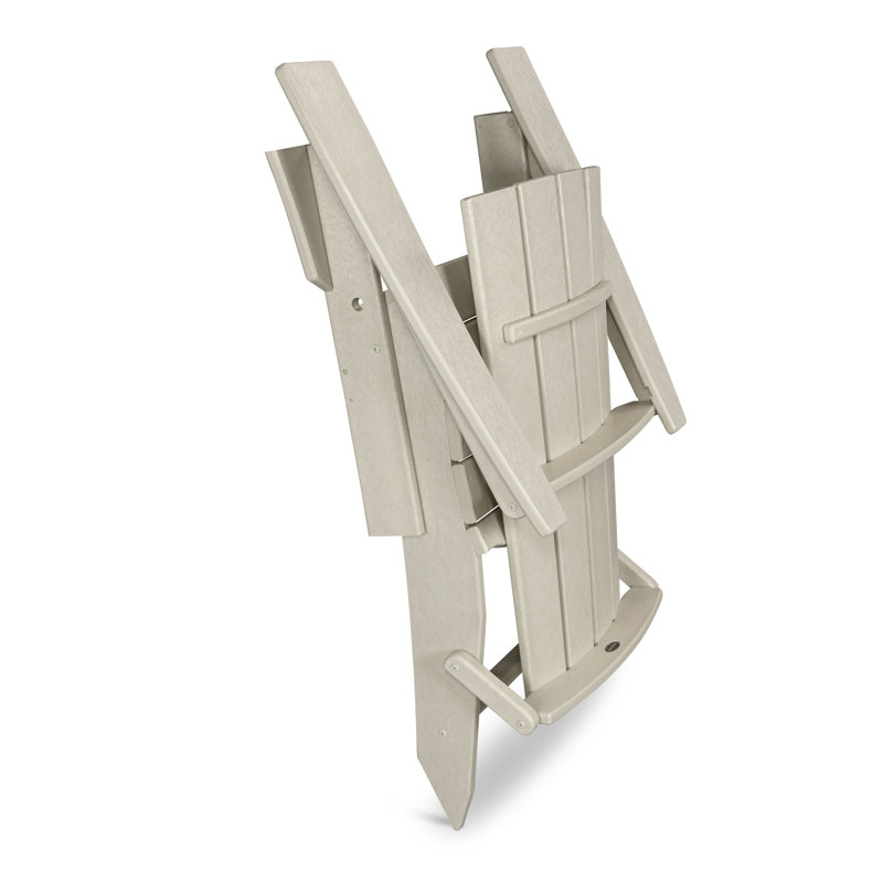 POLYWOOD Quattro Folding Adirondack, Sand