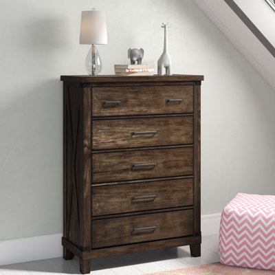 Daramanivong 5-Drawer 38" W Chest