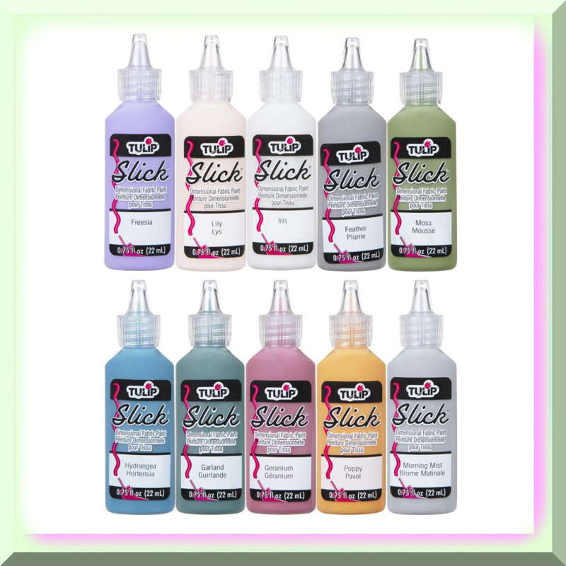 Rainbow Chroma 10-Color Dimensional Paint Set