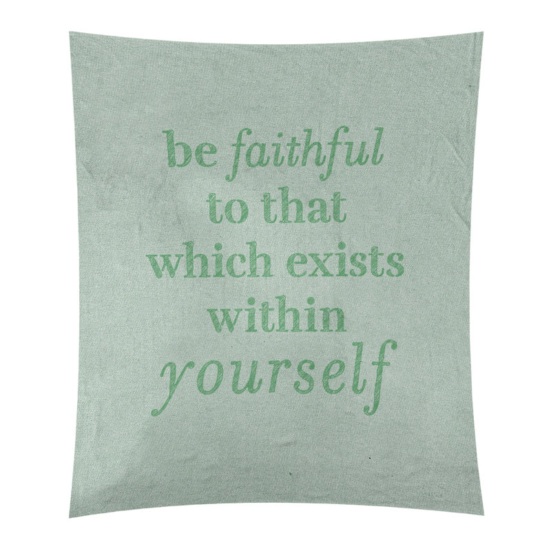 Tapisserie de polyester fidèle à votre quote, H 104 po x l 88 po, Vert